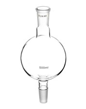 500mL Distillation Glass Bottle 24/40 Borosilicate Chromatography Reservoir Labs picture