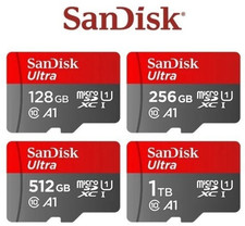 SanDisk Ultra 256GB 512GB 1TB 1.5TB Micro SD SDXC C10 U1 A1 120MB/s Memory Card picture