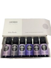 Edens Garden Essential Oil Lavender Set Of 6 100% Pure Therapeutic Grade picture
