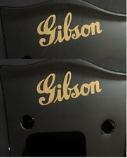 2, 1940s Style Gibson Headstock Logo, 5 Colors, Die-Cut Vinyl, MADE IN USA picture