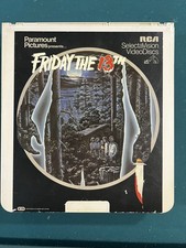 Friday the 13th Vintage CED Movie VideoDisc Paramount 1980 RCA Horror picture