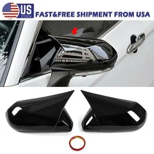 For Toyota Camry 2025 2026 Gloss Black Side Mirror Covers Overlay Caps Add On picture