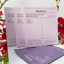 Biodance rejuvenating caviar pdrn real deep mask  1.19 oz x 4 ea picture