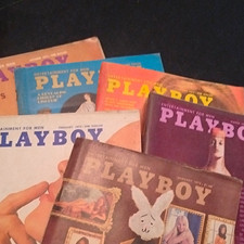 Vintage Playboy Magazine Lot Of Five 1972 Christmas Issue Playmate Centerfold picture