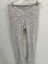 CALIA Ultra High Rise Essential Jacquard Gray White Print Size L EUC, Bootcut picture