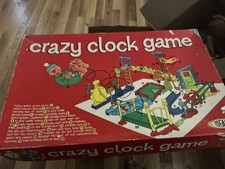 Vintage Crazy Clock game complete and working Ideal 2604-7 counted, complete picture