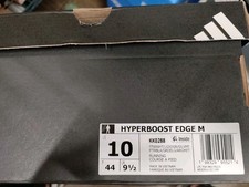 Adidas HYPERBOOST EDGE White Light Grey Silver (KK0288) Men's Size 10 NIB picture
