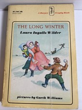 Vintage 1971 Book The Long Winter Laura Ingalls Wilder Paperback picture