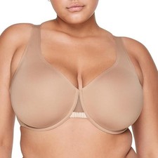 NWT ThirdLove Womens Unlined Minimizer Bra Size 40E Taupe Underwire 24/7 Classic picture