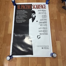 SCARFACE ORIGINAL ROLLED 27X41 MOVIE POSTER 1983 AL PACINO MICHELLE PFEIFFER picture