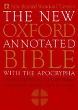 The New Oxford Annotated Bible with Apocrypha: An Ecumenical Study Bible - GOOD picture