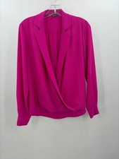Pre-Owned Vince Camuto Pink Size XS Long Sleeve Blouse picture