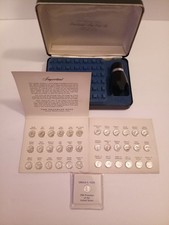Franklin Mint Presidential Mini Coin Set Silver 925 Proof Medals Ford Lot picture