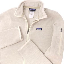 Patagonia Better Sweater Full Zip Jacket Oatmeal Cream Birch Womens Small picture