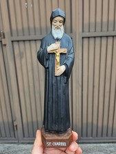 Vintage Saint Charbel Makhlouf statue figurine religious art picture