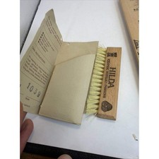 Vintage Hilda of Iceland Wool Garment Brush with Original Care Sleeve 1039 Wood picture