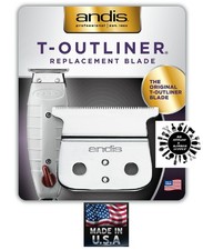 Replace Andis #04521 Close-cutting T-Blade for T-Outliner Trimmer GTO/GO/SL/SLS picture