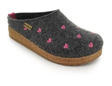 HAFLINGER Clog | Grizzly Cuoricino, Anthracite picture