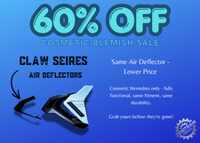 *Cosmetic Blem* Claw Series Clip-On Air Deflectors - 900 Models (2024-2026) picture