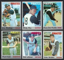 1970 1971 1972 1973 Topps Pittsburgh Pirates $.99 EACH (Must Pick At Least 2) picture