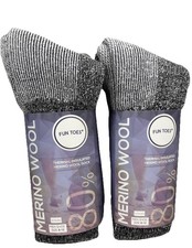 Mens 80% Merino Wool socks 6 Pairs Thermal Cushioned Reinforced socks picture