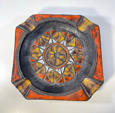 Vintage MCM Aldo Mid-Century Modern Italian Ceramic Ashtray Aldo Londi Bitossi? picture