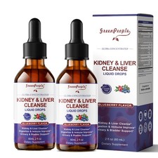 2-PACK Kidney Cleanse Detox & Repair Drops Urinary Tract And Liver Cleanse picture