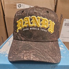 Dandy Hats 2026 World Tour Camo Baseball Cap Brown/Yellow Adjustable One Size picture