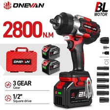 2800Nm Cordless Electric Impact Wrench Gun 1/2'' High Power Drill Driver Battery picture