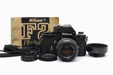 [Almost Mint ] Nikon F2 Photomic Black Film Camera 35mm Nikkor 50mm F1.4 JAPAN picture