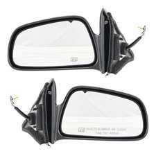 Power Heated Non-Folding Paintable Mirrors No Signal Mitsubishi Galant 99-03 picture