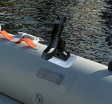 Brocraft Glue On Boat Rod Holder for Ribs Kayak & Inflatable Boat/Inflatable ... picture