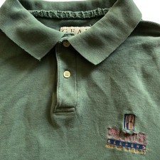 Vintage Promise Keepers Polo Shirt Mens Large Green 90s Cotton Christian Faith picture