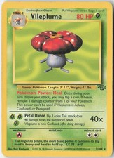 Vileplume 31/64 Rare Jungle Pokemon Unlimited Moderately Played picture
