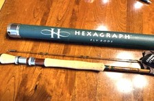 9’ Hexagraph Atlantic Salmon  Rod. 9wt., 2/1, UNFISHED.  Absolutely Gorgeous picture