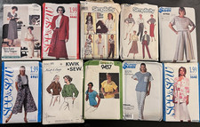 Lot of 1980’s Vintage Original Women's Sewing Patterns picture