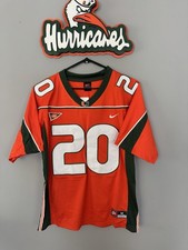 Miami Hurricanes Ed Reed Jersey MEDIUM NEW ORANGE picture