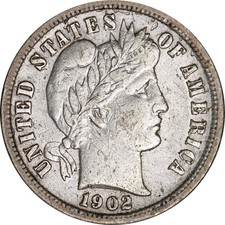 1902-S Barber Dime picture