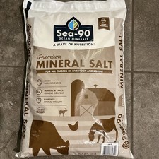 Sea-90 Mineral Sea Salt | 25lb | 5X Elements and Trace Minerals picture