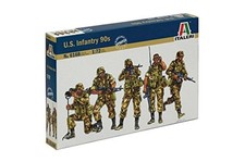 Italeri ITA6168 U S Infantry 90s US Soldiers kit Multicoloured Small ITALERI picture