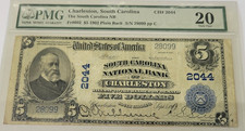 $5.00 1902 South Carolina National Bank Charleston PMG Very Fine25 Charter 2044 picture