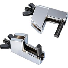 2PCS Hose Pinch Clamp Pliers Metal Locking Tool for Fuel Line Brake Silver picture