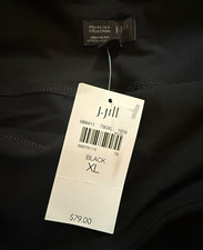 J. Jill Women’s Black Solid Pants Regular Fit XL Size Wearever Style KPT069411 picture