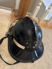 Fire Department PLASTIC Helmet Cairns & Bro-- NO SHIELD--COLLECTIBLE VTG picture