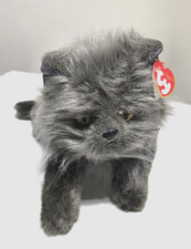Ty Classic “Smokey” Gray Persian Fluffy Realistic 19