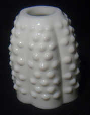 Vintage Fenton White Milk Glass Hobnail Fairy Lamp TOP ONLY  No issues. picture