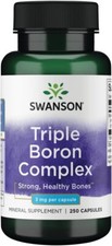 Triple Boron Complex, 3 mg, 250 Caps, Support for Bones & Brain Health Fresh picture