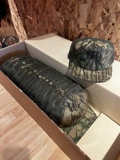 Vintage NOS Blank Hat Lot 18 Woodland Camo Mesh Trucker Caps Realtree Hunting picture