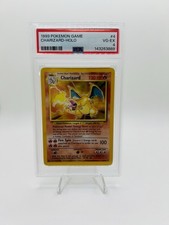 1999 Pokémon Charizard 4/102 Holo Very Rare Graded By PSA 4 Original Pokemon picture