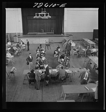 Photo:Salinas California 1942 Japanese Americans Evacuation Orders Meeting picture
